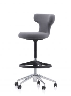 Pivot High Stool hoher Drehstuhl Vitra